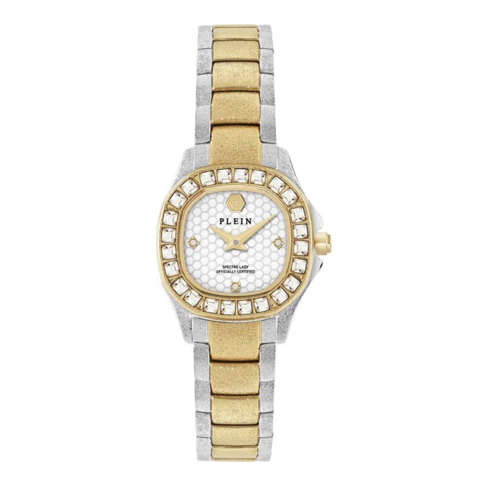 Philipp Plein $pectre Lady Mini Crystal Watch Two Tone Womens